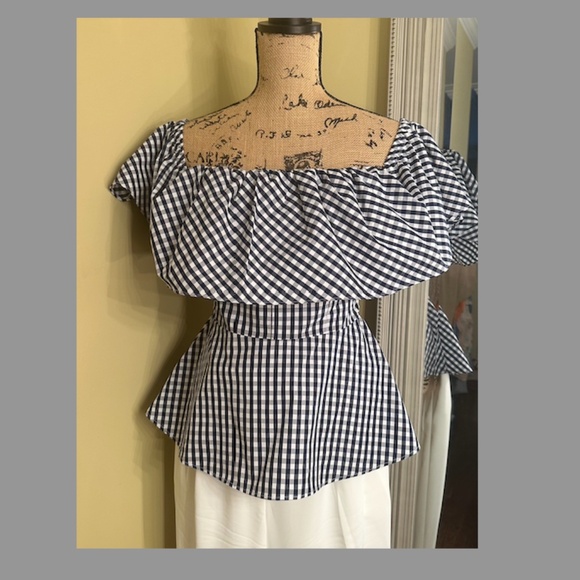 Boston Proper Peplum Top - Picture 3 of 3